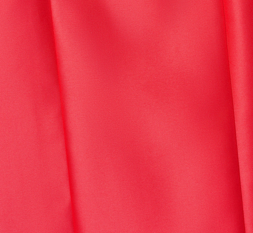 Drop Waist Fit And Flare Mikado Midi Dress In Persimmon