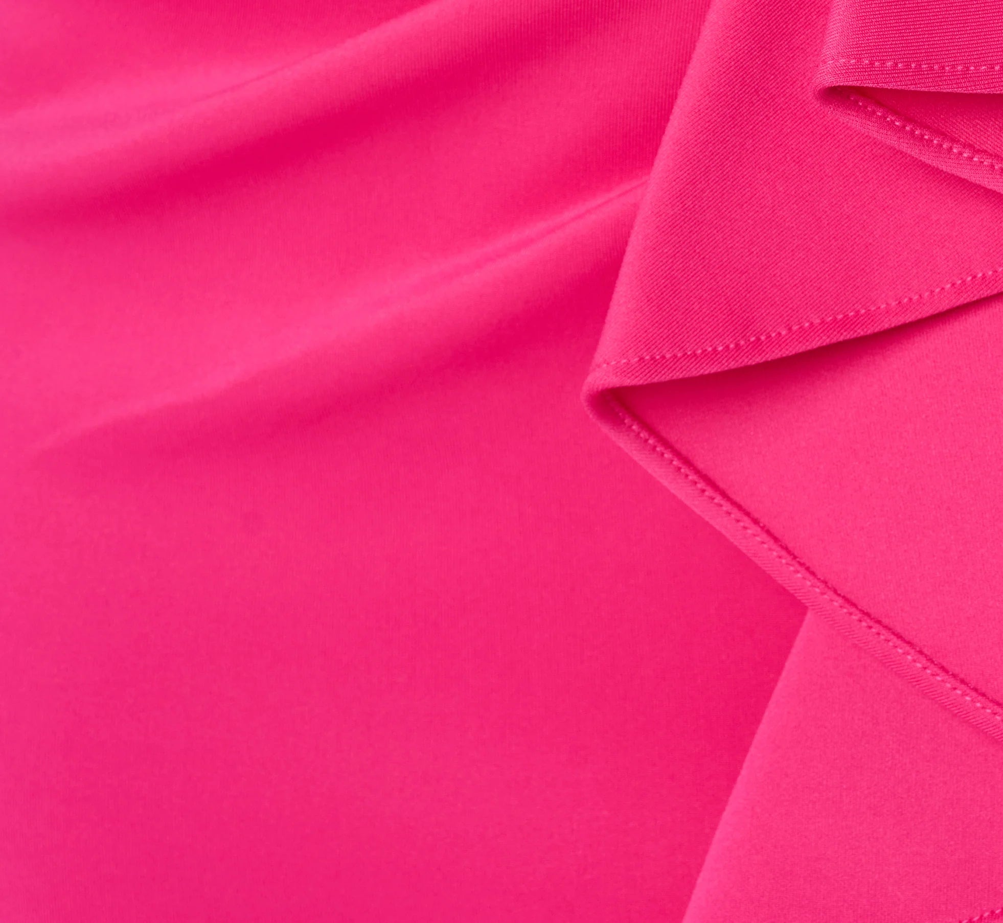 Sleeveless Draped Stretch Sheath Dress In Lipstick Pink