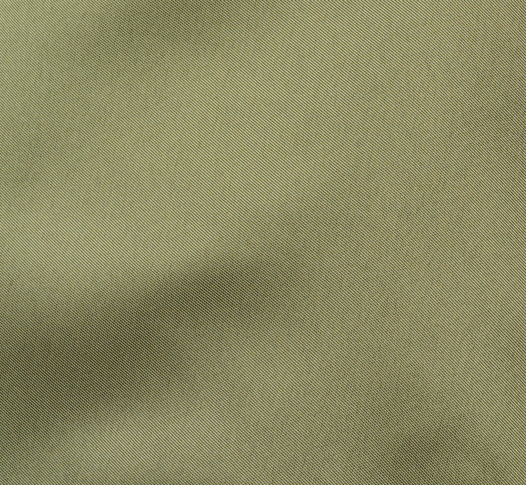 High Low Mikado Gown With Asymmetrical Detail In Jungle Olive