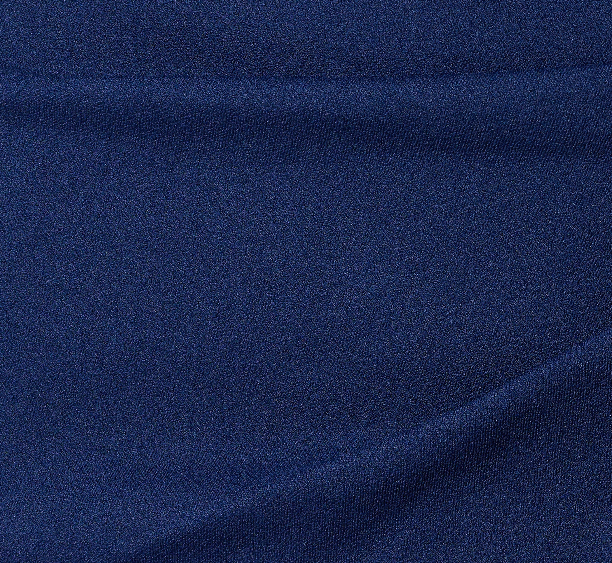 Off Shoulder Stretch Crepe Draped Gown In Navy Sateen
