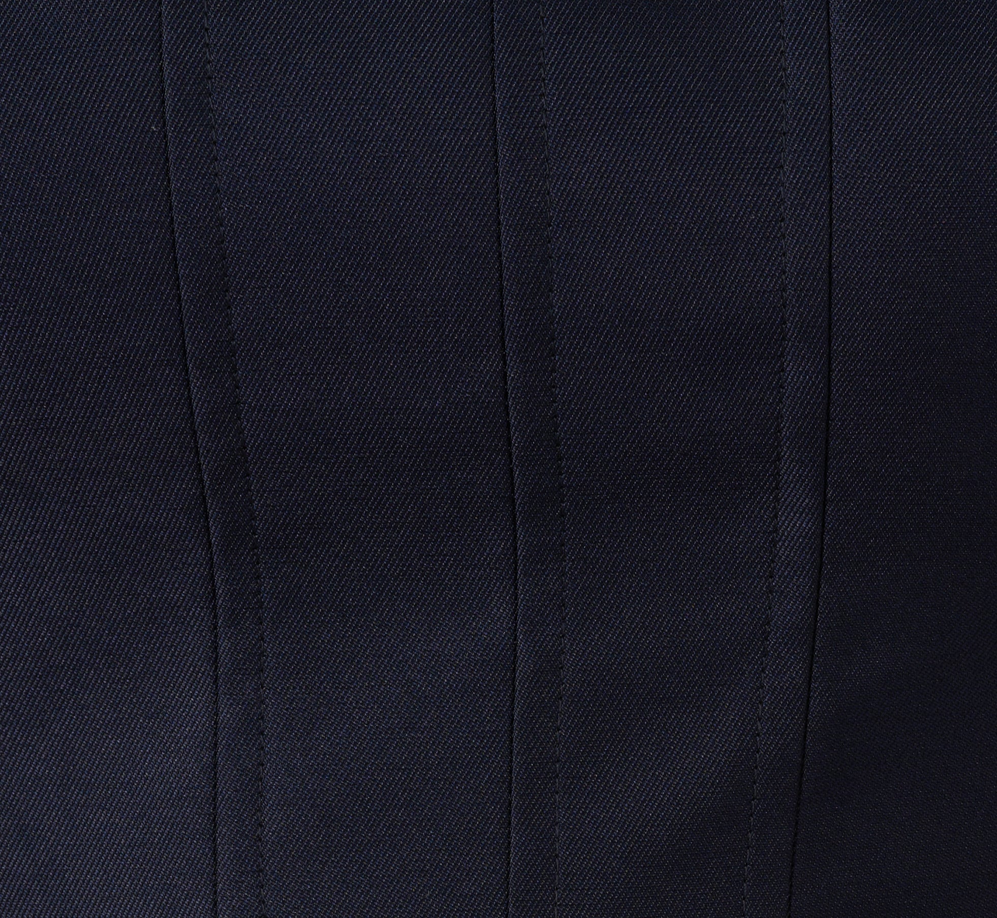 Mikado Sleeveless Square Neck Midi Dress In Midnight